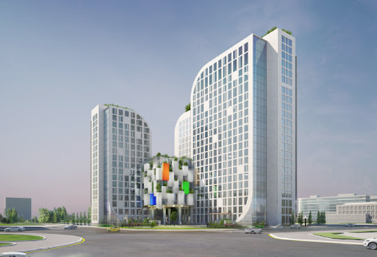 Shopping center, services and offices (FPT Tower)